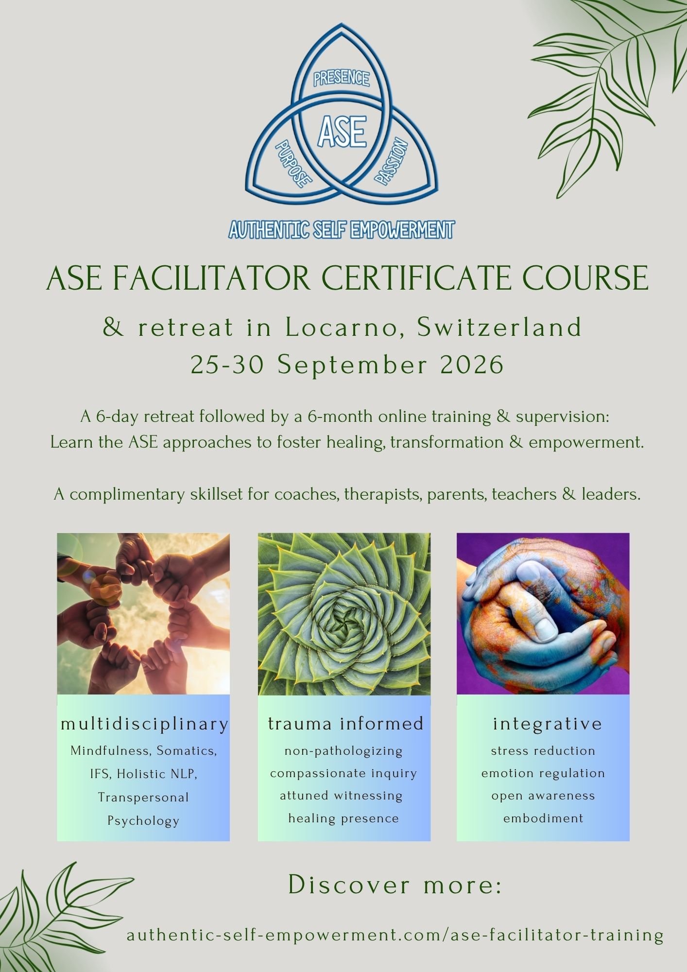 ASE Facilitator training/retreat Switzerland