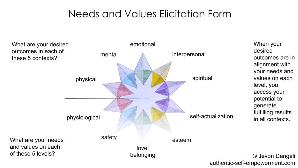 Needs and Values Elicitation