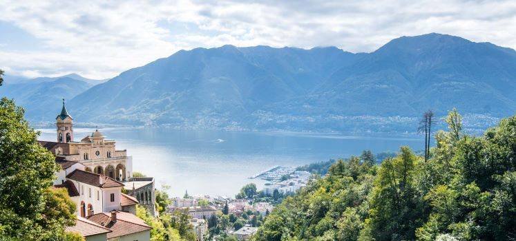 Locarno Lake Maggiore view